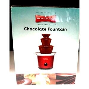 Chocolate Fountain 3 Tier American Era Complete in Box For Chocolate Lovers